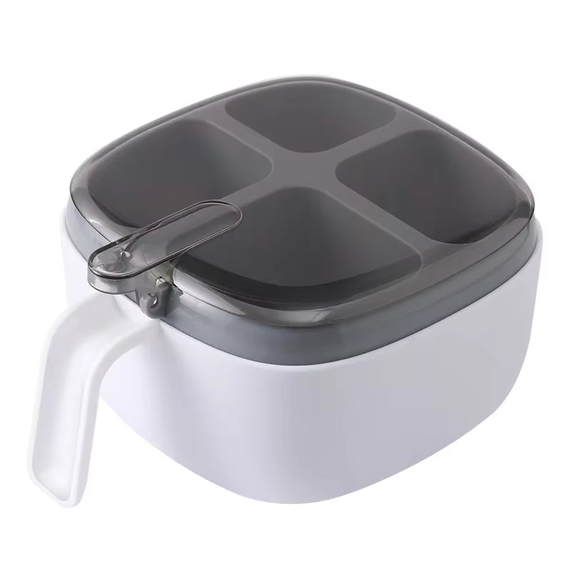 4 in 1 Seasoning Box with Spoon Spice Jar