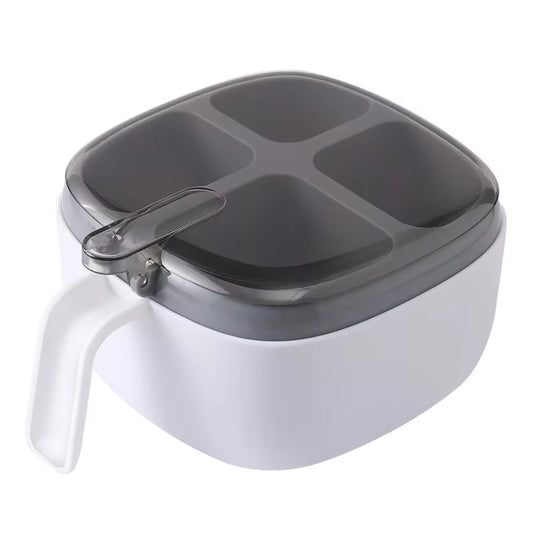 4 in 1 Seasoning Box with Spoon Spice Jar